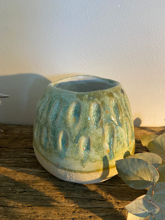 Green Tea Dimple Vase