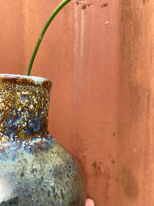 Raku Vase